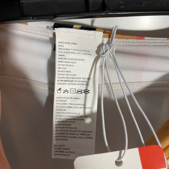 Prana Edge Wave and Presolana Cropped Sun Top and Bottom Size Large NWT - Picture 13 of 16